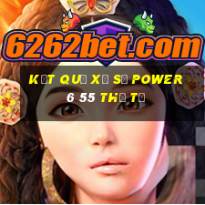 Kết quả xổ số power 6 55 thứ tư