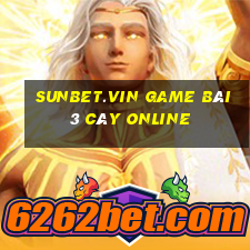 Sunbet.Vin Game Bài 3 Cây Online