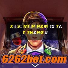 xổ số miền nam 12 tây tháng 8