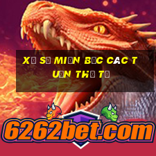 xổ số miền bắc các tuần thứ tư