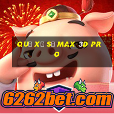 quả xổ số max 3d pro