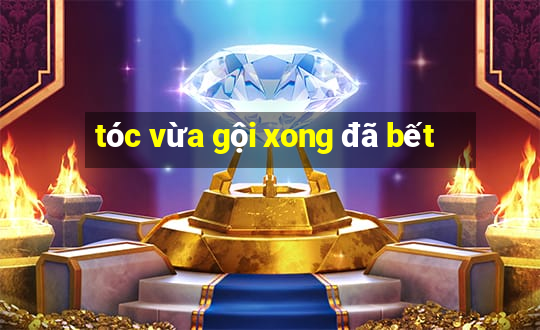 tóc vừa gội xong đã bết