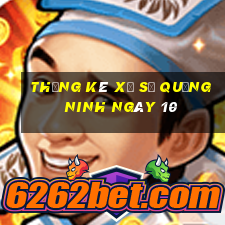 Thống kê Xổ Số quảng ninh ngày 10