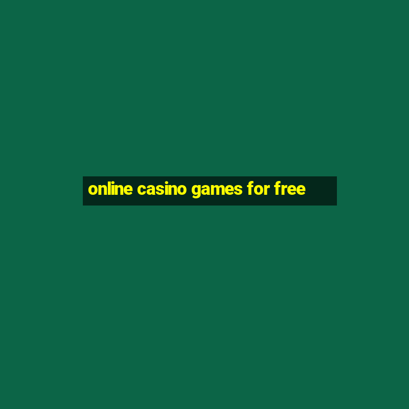 online casino games for free