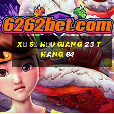 xổ số hậu giang 23 tháng 04