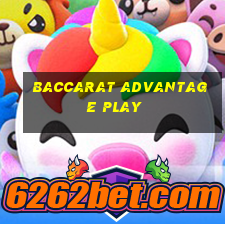 baccarat advantage play