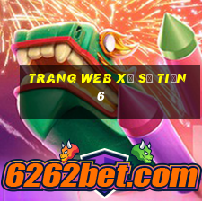 Trang web xổ số tiền6