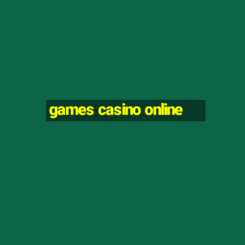 games casino online