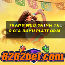 Trang web chính thức của Boyu Platform