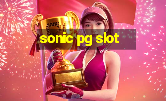 sonic pg slot