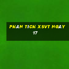 Phân tích XSVT ngày 17