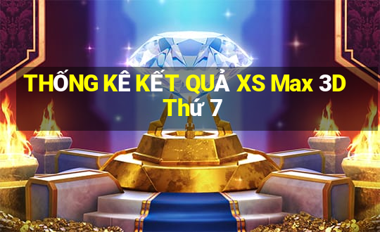 THỐNG KÊ KẾT QUẢ XS Max 3D Thứ 7