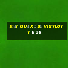 kết quả xổ số vietlott 6 55