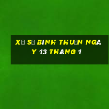 xổ số bình thuận ngày 13 tháng 1