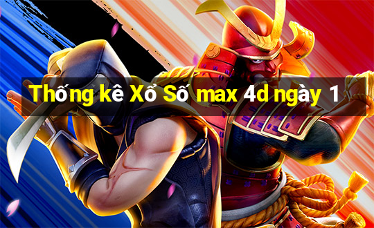 Thống kê Xổ Số max 4d ngày 1