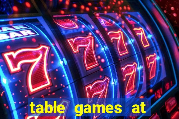 table games at casino windsor