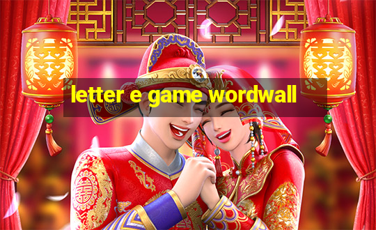 letter e game wordwall