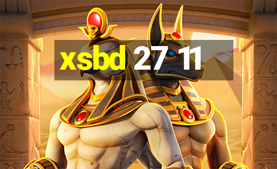 xsbd 27 11