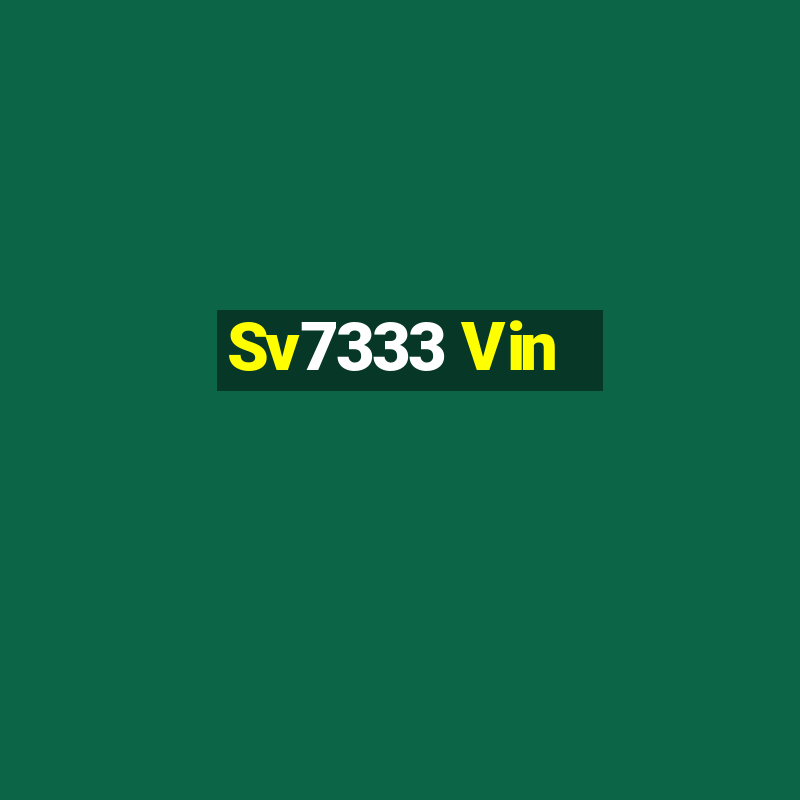 Sv7333 Vin