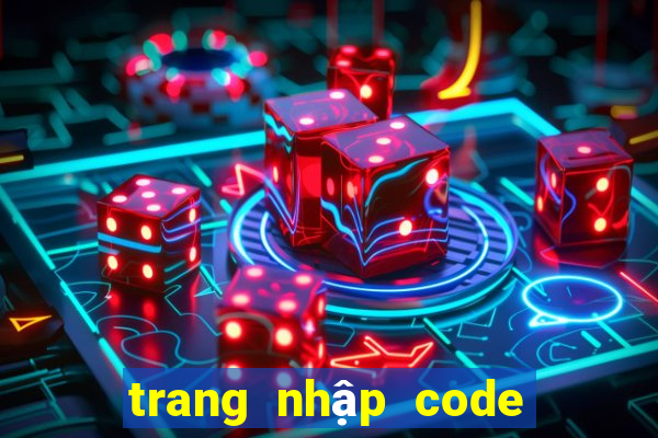 trang nhập code omg 3q