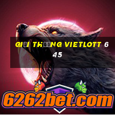 giải thưởng vietlott 6 45