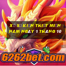 xổ số kiến thiết miền nam ngày 1 tháng 10