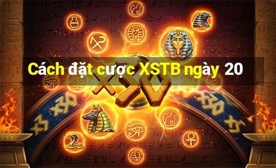 Cách đặt cược XSTB ngày 20