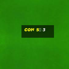 con số 3