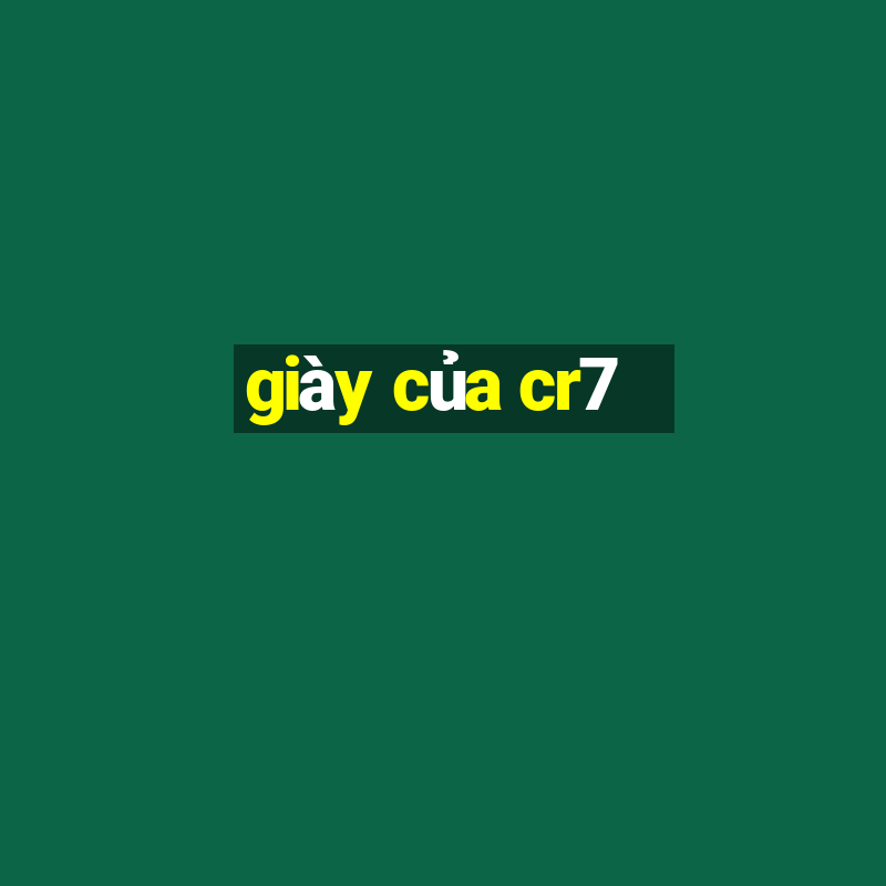 giày của cr7