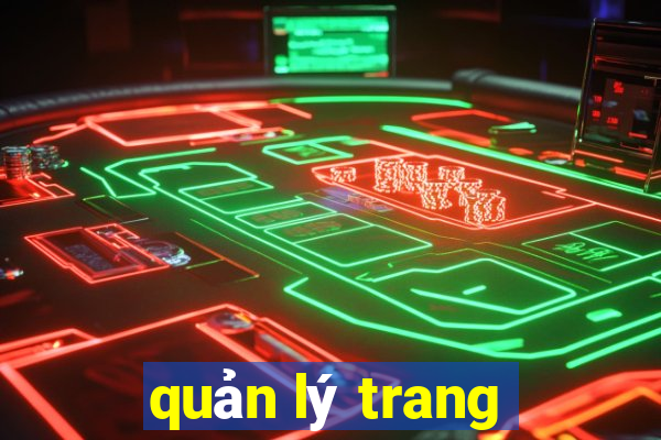 quản lý trang