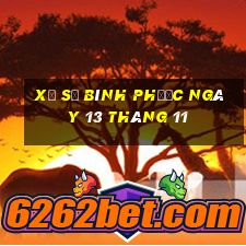 xổ số bình phước ngày 13 tháng 11