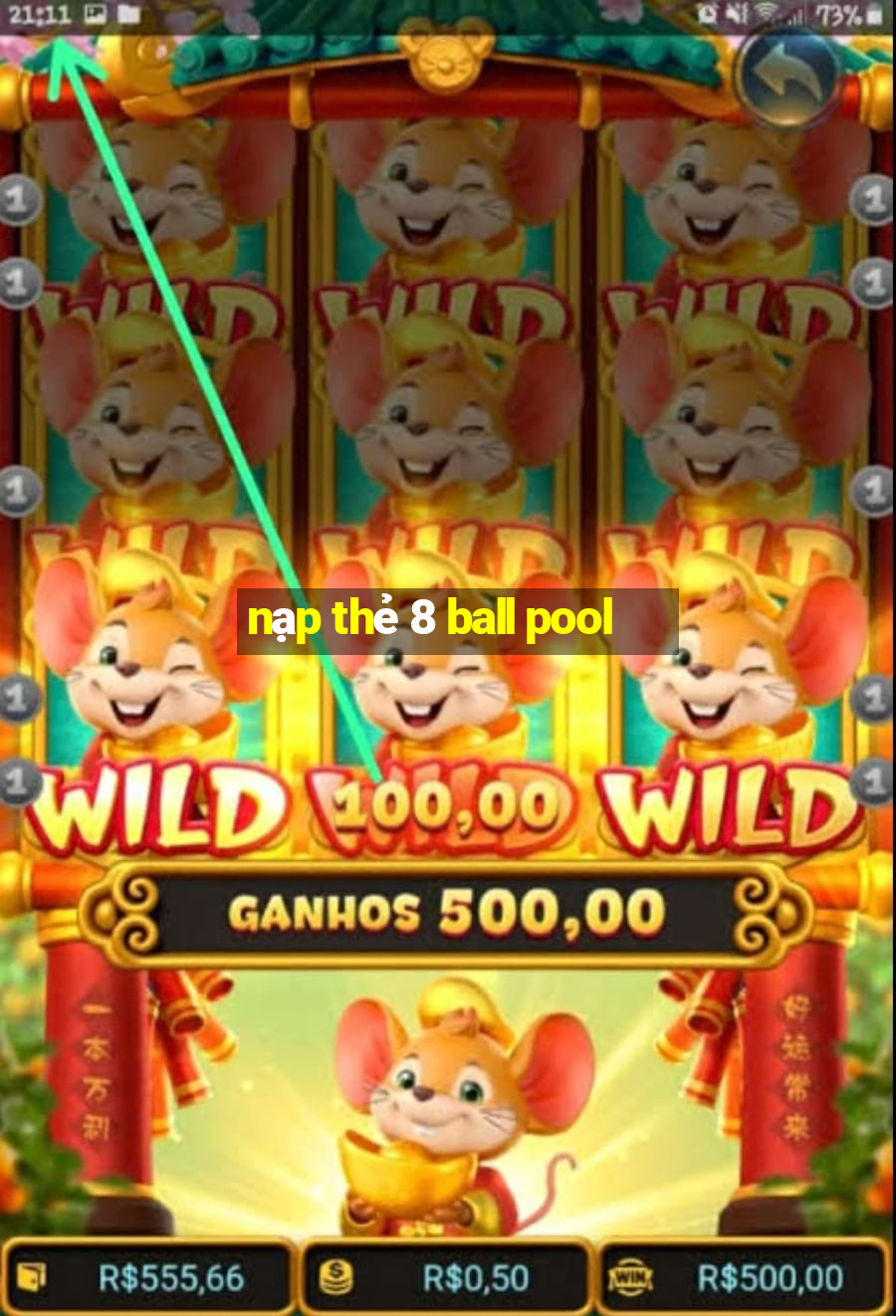 nạp thẻ 8 ball pool