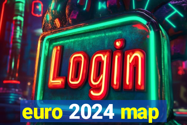 euro 2024 map