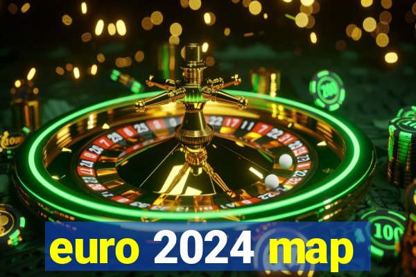 euro 2024 map