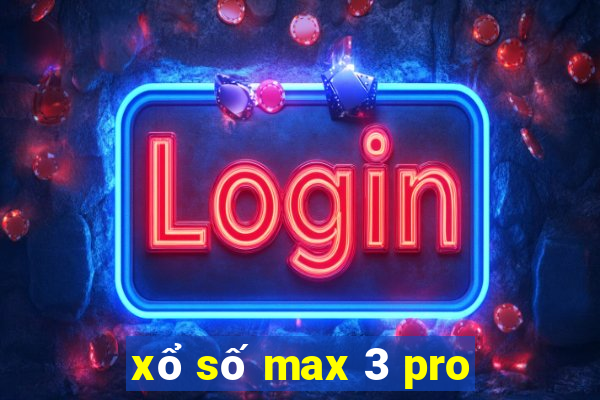 xổ số max 3 pro