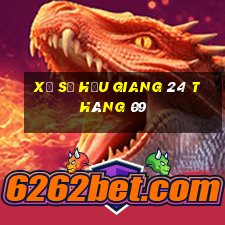 xổ số hậu giang 24 tháng 09