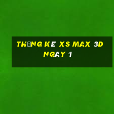 Thống kê XS Max 3D ngày 1