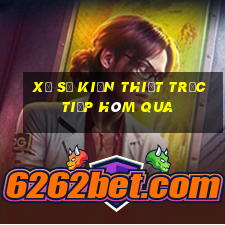 xổ số kiến thiết trực tiếp hôm qua