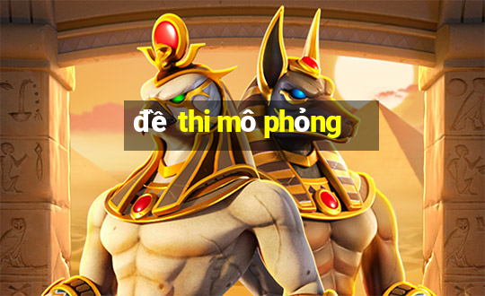 đề thi mô phỏng