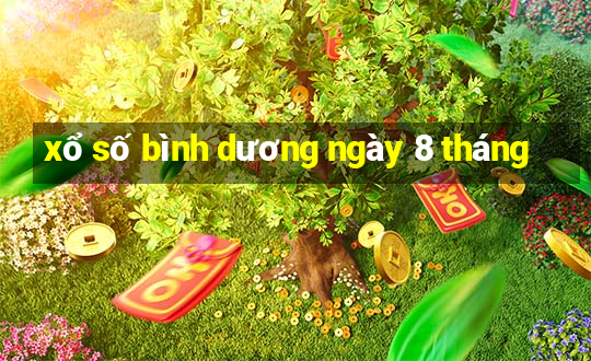 xổ số bình dương ngày 8 tháng