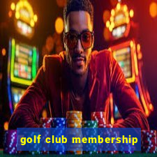 golf club membership