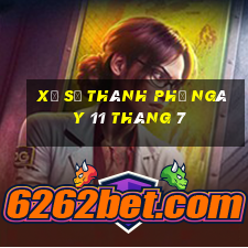 xổ số thành phố ngày 11 tháng 7