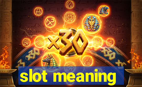 slot meaning