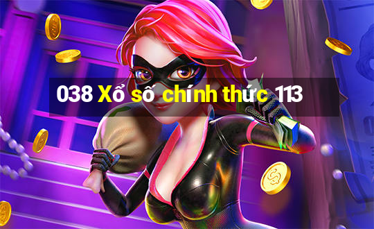 038 Xổ số chính thức 113