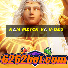 hàm match và index