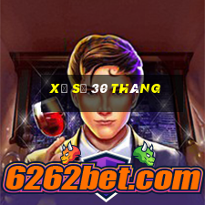 xổ số 30 tháng