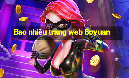 Bao nhiêu trang web Boyuan