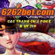 Các trang chơi poker uy tín