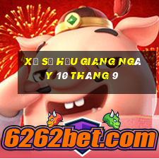 xổ số hậu giang ngày 10 tháng 9