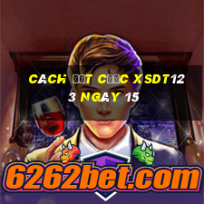 Cách đặt cược XSDT123 ngày 15